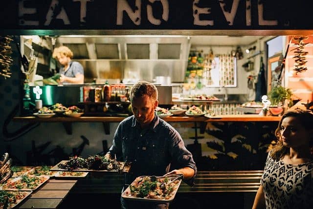 Eat no Evil Catering at a wedding