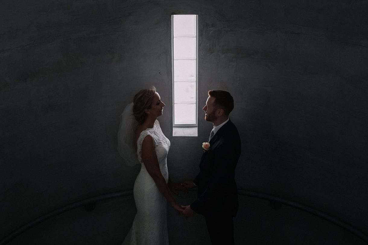 Bride and groom Sunset Adam Levi Browne photography Coogee Beach Surf Life Saving club