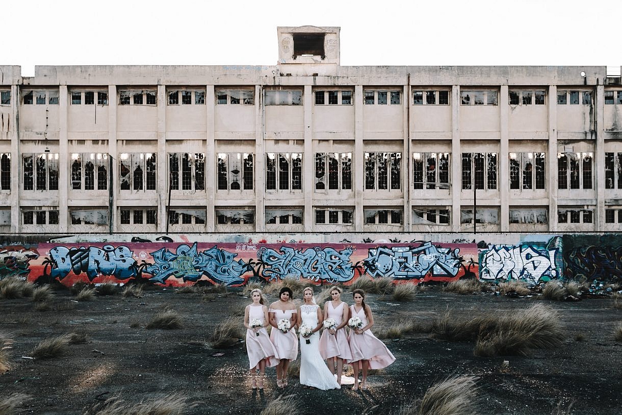 Bridesmaid Fremantle Power Station Adam Levi Browne Photography