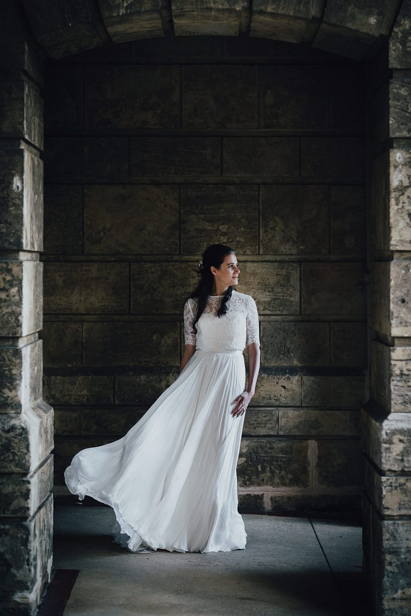 Flowing Bride Adam Levi Browne Photography UWA Perth