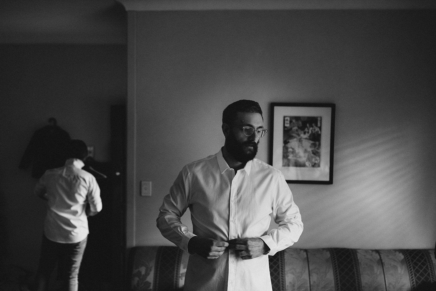 Groomsmen Prepare Getting Ready