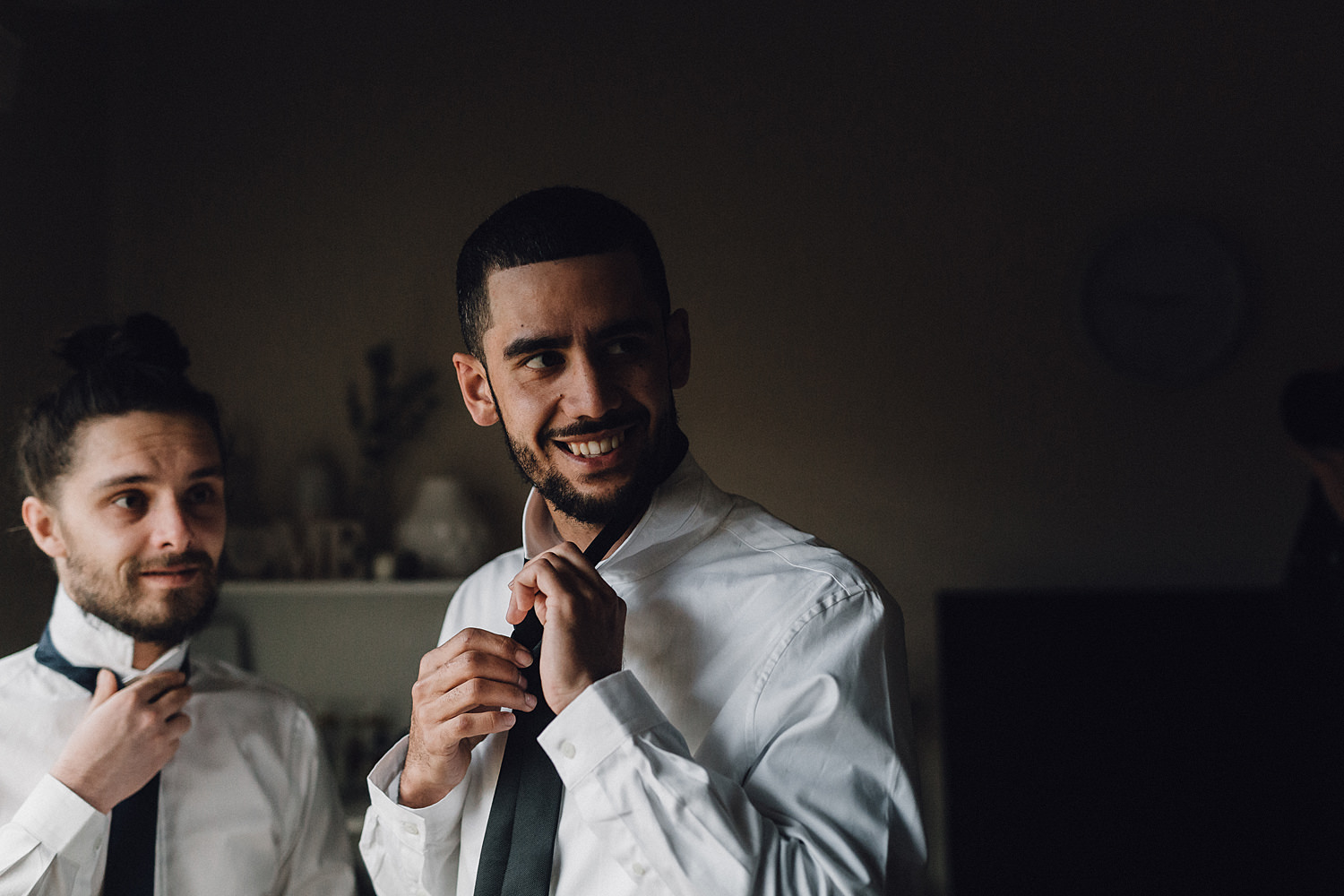 Groomsmen Prepare Getting Ready