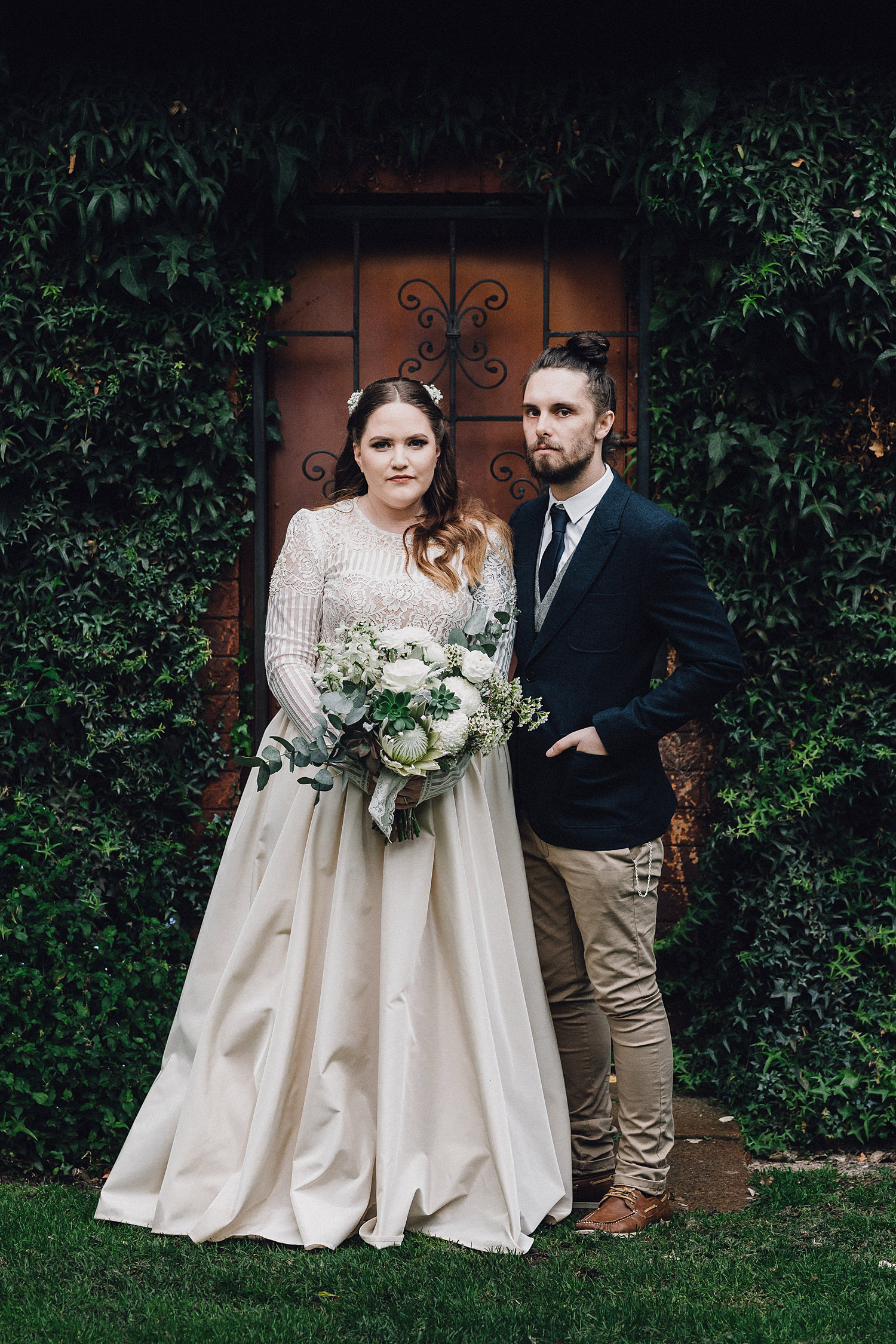 Classic Old School Wedding Portrait