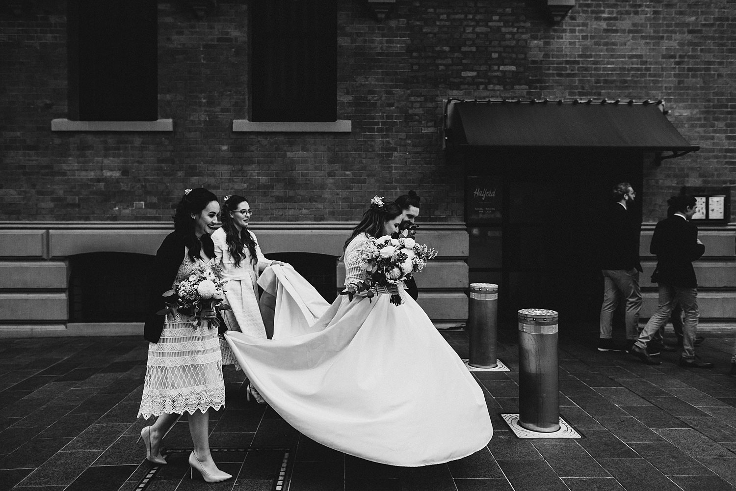 Bride Floating Illusion Girls Help Dress