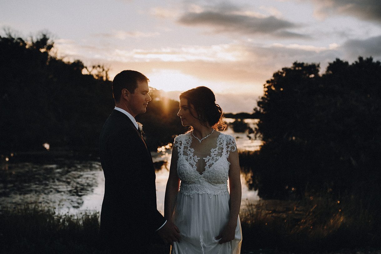 Old Broadwater Farm Swamp Sunset Golden Light