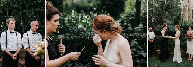 Gay Wedding Ceremony Emotinal Crying Bride