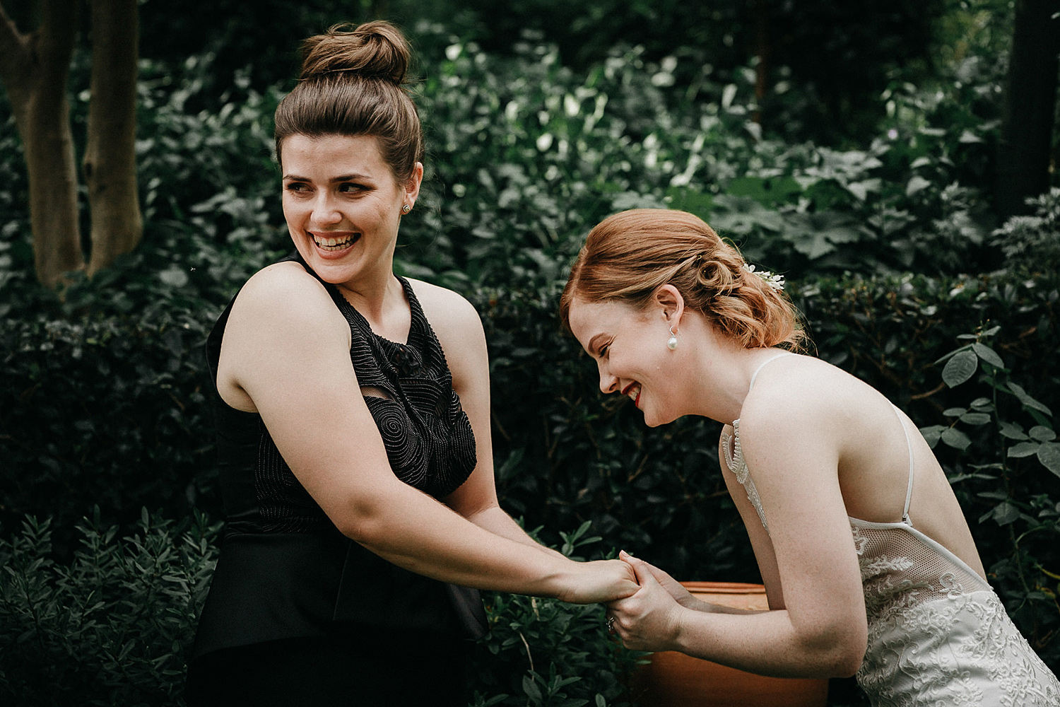 Gay Wedding Ceremony Brides First Kiss - ALB Photography