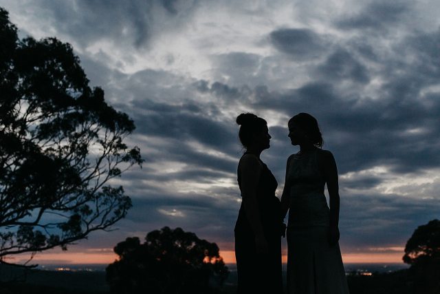 Sunset Wedding Image Perth Hills