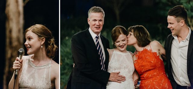 Same Sex Wedding Brides Speech Family