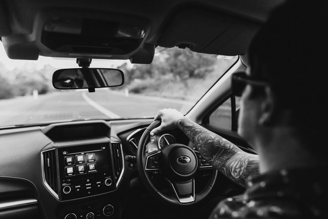 Couple Driving