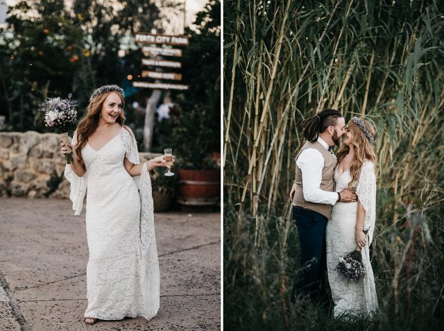 Bamboo Wedding Flower Crown Bride City Farm