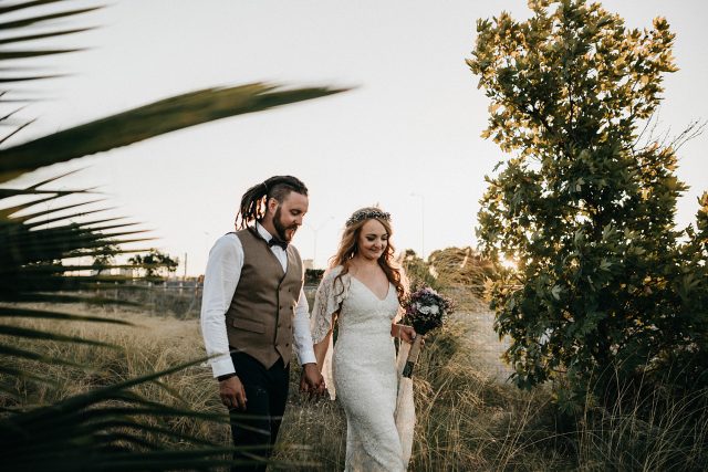 Bush Walk Married Groom Bride Perth