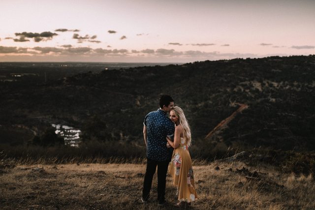 Wedding Perth Hills Sunset Hipsters