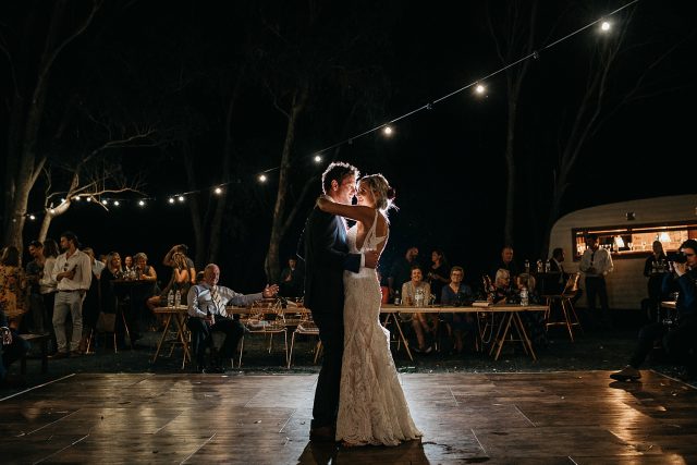 Open Air Yanchep Festoon First Dance Wedding