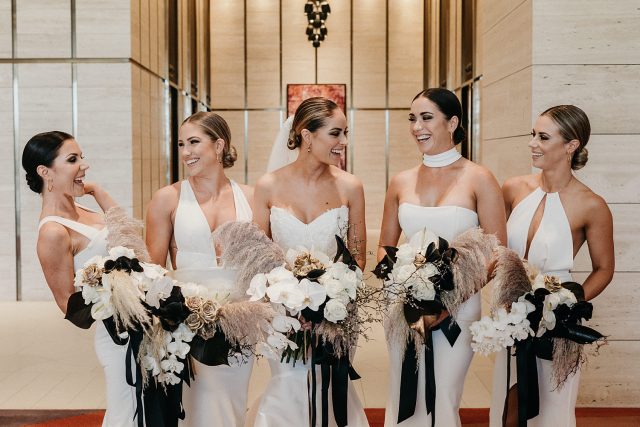 Bridesmaid Wedding Crown Towers