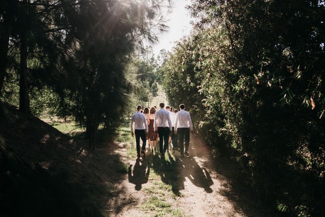 Bridal Party Core Cider House Wedding