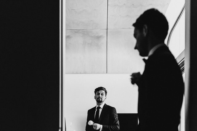 Groom Silhouette Preparation Wedding Drinking