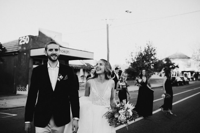 Fremantle Bridal Party Black And White